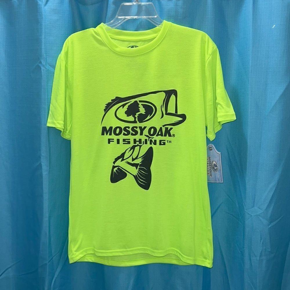 Mossy Oak fishing shirt green black